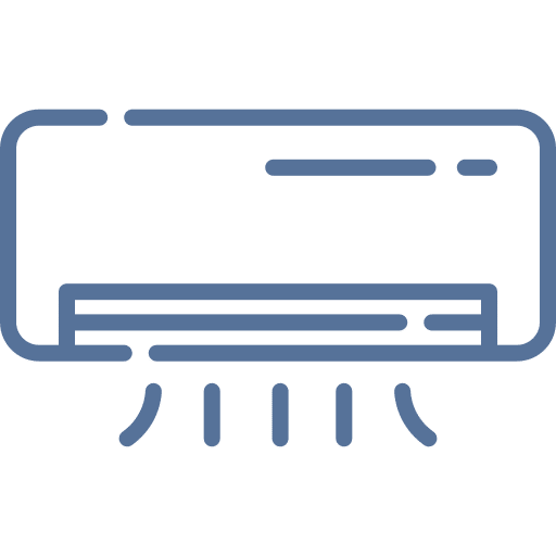 air-conditioner icon blue